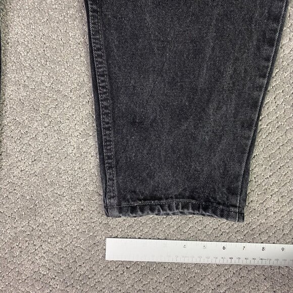 Vintage Levi's 550 Jeans Womens 22W Fit 39 x 31.5 Black Relaxed Fit Tapered Leg - Picture 12 of 14